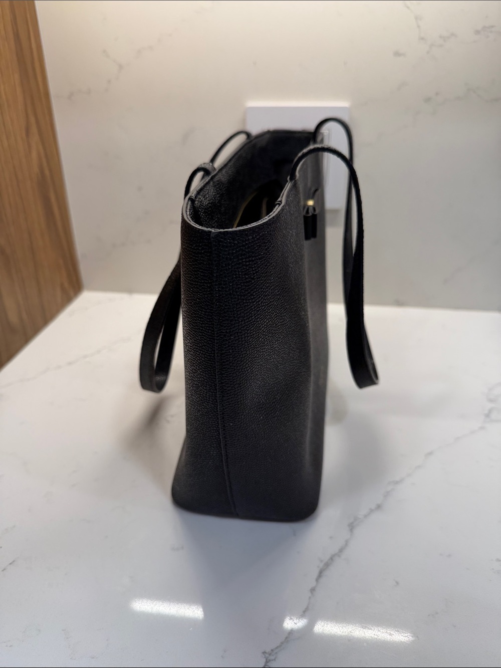 Ted Baker London Black Tote with Signature Bow and Gold Hardware - Picture 5 of 8